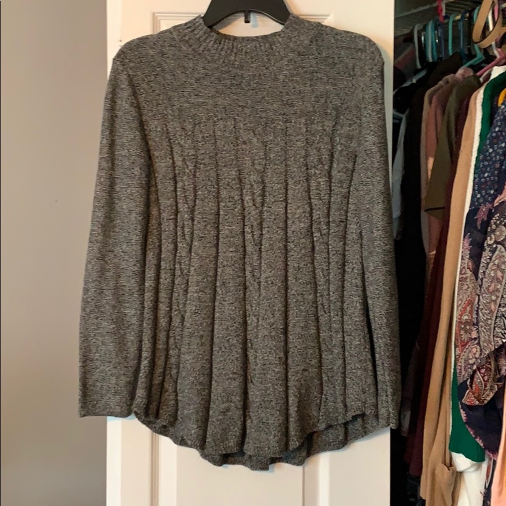Black and grey sweater